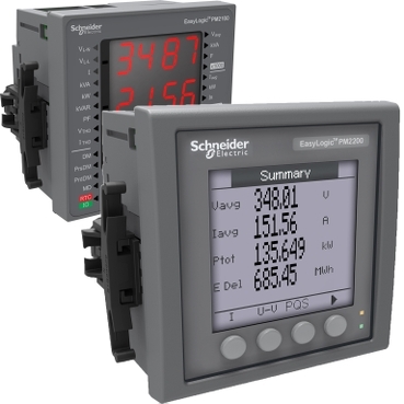 schneider electric power meters-EasyLogic PM2000 series - power meter schneider-schneider power metering and energy monitoring systems