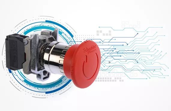 schneider push button