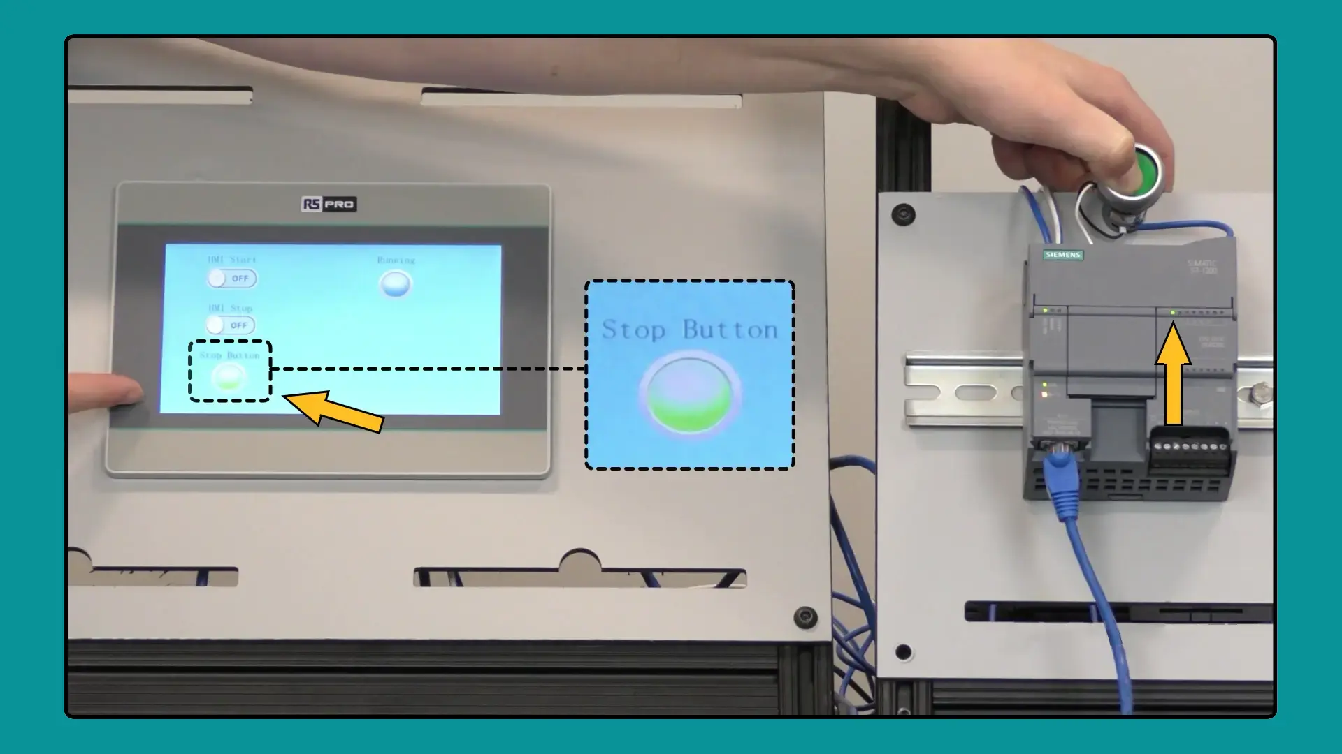 Testing-the-physical-input-I0.0-of-the-PLC - plc - Siemens PLC