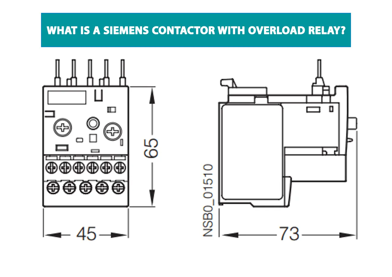 Siemens Contactor with Overload Relay