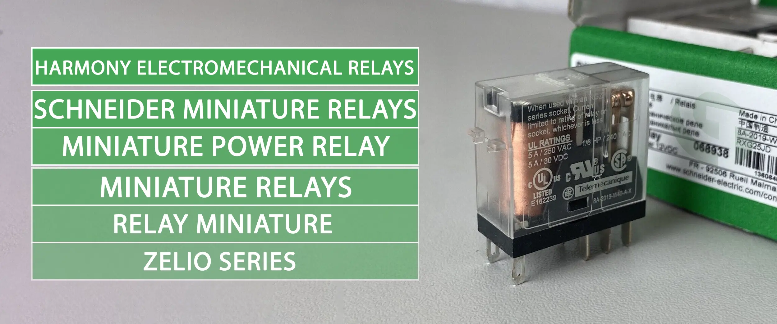 Miniature-Relays - RXM021FP