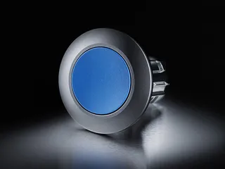 Portlet Betatiger und Melder flach 30mm Metall matt