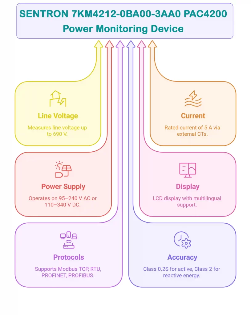 Installation Guide for SENTRON 7KM4212-0BA00-3AA0 PAC4200 Power Monitoring Device